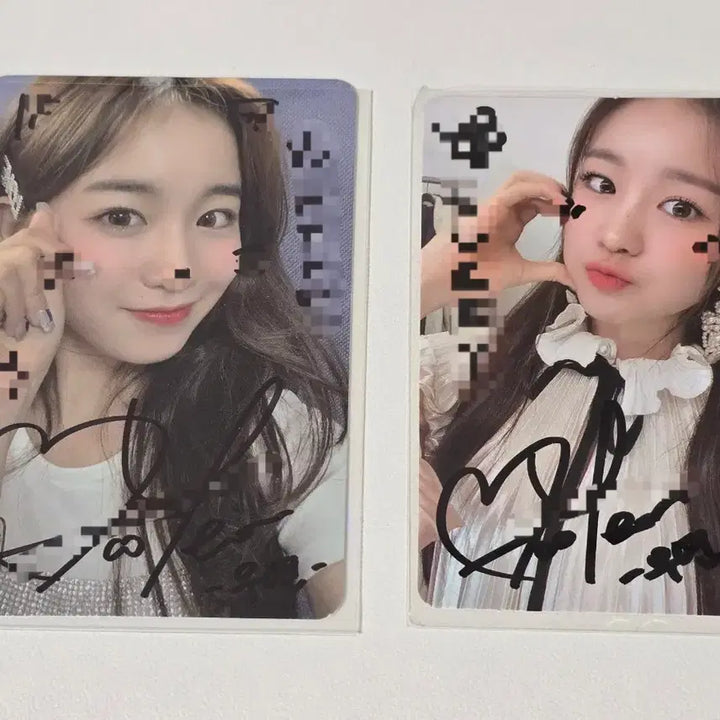 [BUNJANG] Woo!Ah! Wooyeon Signed Photocard Bundle Set / !!급전!!우아 우연 싸인 포토카드 2장 일괄 wooah