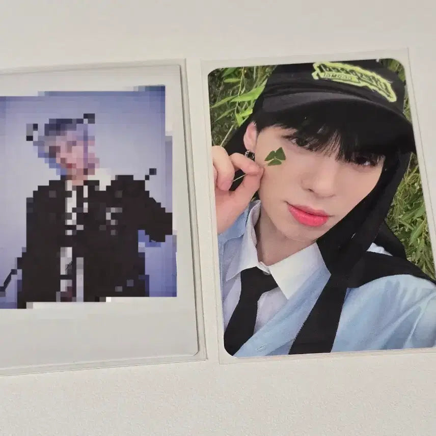 [BUNJANG] CIX BX Lee Byung-gon Signed Polaroid &amp; Photocard Set / !!급전!!CIX BX 씨아엑 이병곤 싸인폴라 포토카드 세트