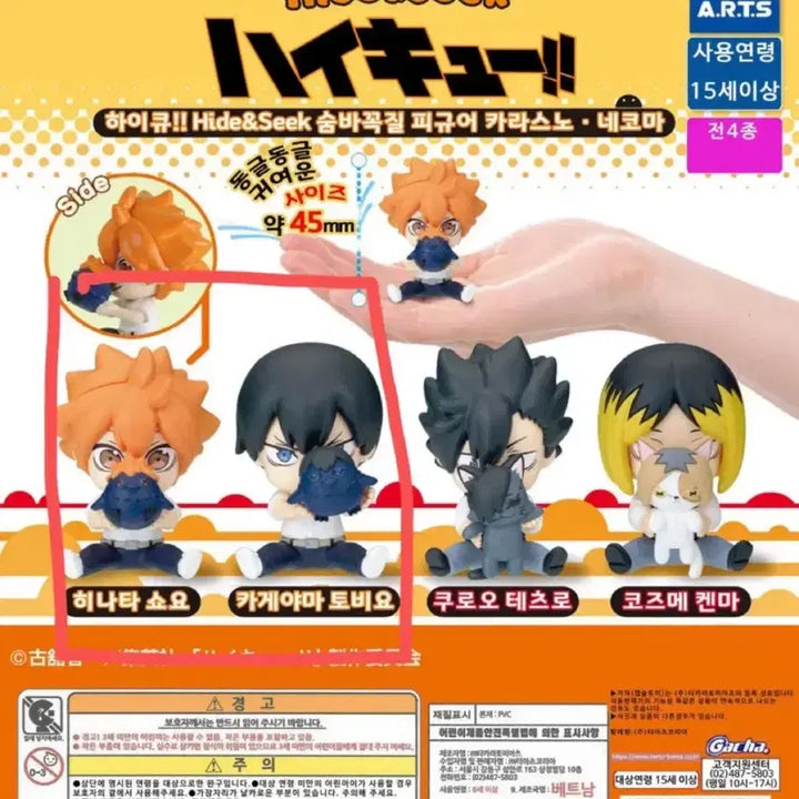 [BUNJANG] Haikyuu!! Hide and Seek Karasuno Hinata, Kageyama Bundle Set / 하이큐 숨바꼭질 카라스노 - 히나타, 카게야마 일괄 판매