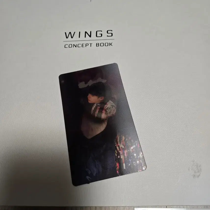 [BUNJANG] BTS Wings Concept Book Suga Photocard Full Set / 방탄 윙즈컨셉북 윤기 포카포함 풀셋양도.  bts
