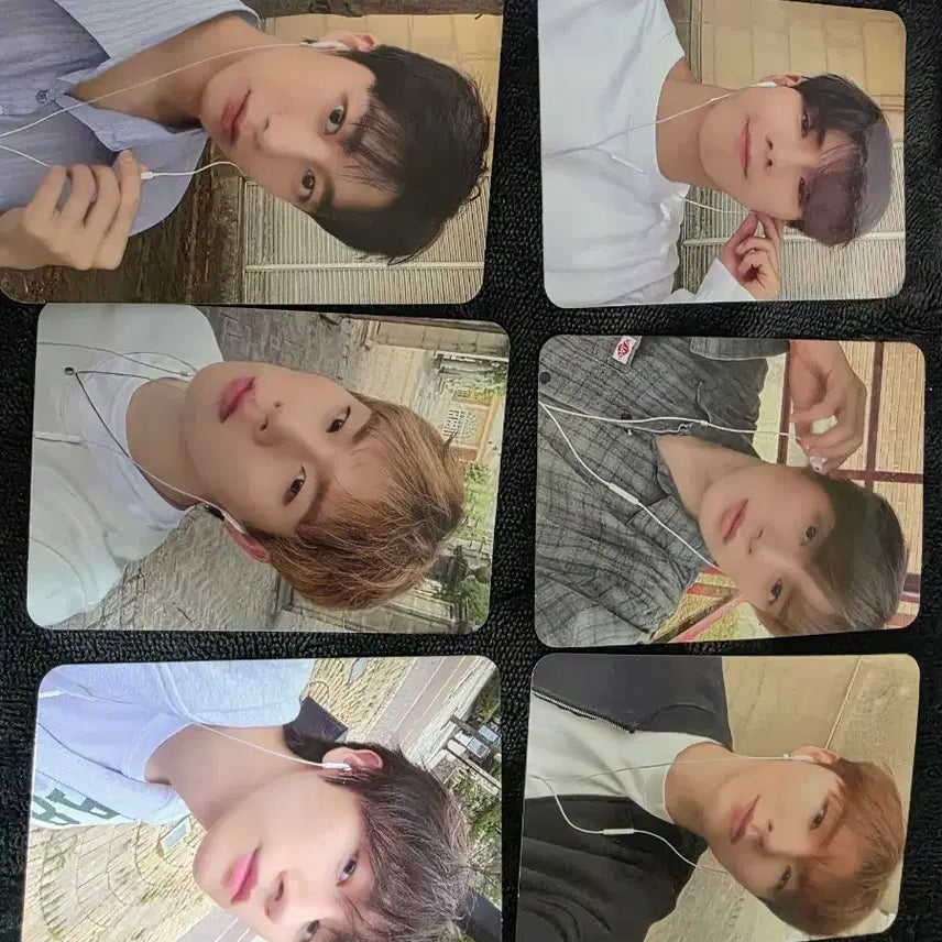[BUNJANG] Monsta X Earphones Photocard / 몬스타엑스 줄이어폰 공방포카