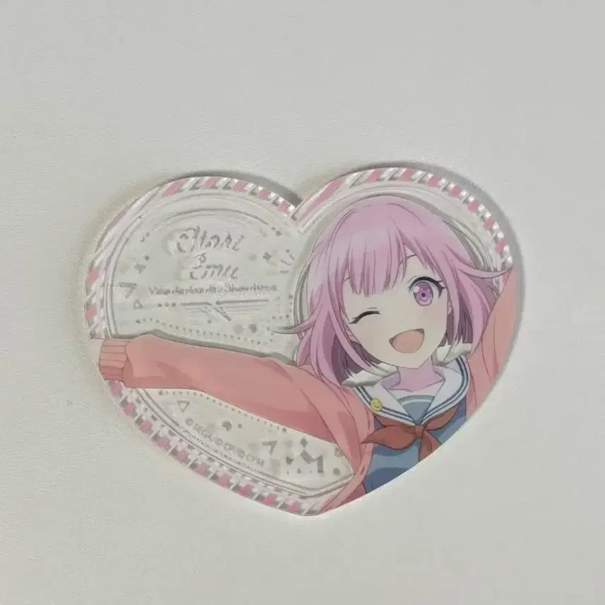[BUNJANG] Project SEKAI Ootori Emu Heart Acrylic Standee / 프로세카 프세카 오오토리 에무 하트 아크릴 피쿠리아 양도 판매