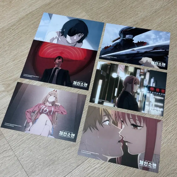 [BUNJANG] Chainsaw Man Hongdae AR Plaza Exhibition Postcard Bundle Set (16 Types) / 판매) 체인소맨 홍대 AR프라자 전시회 엽서 16종 일괄
