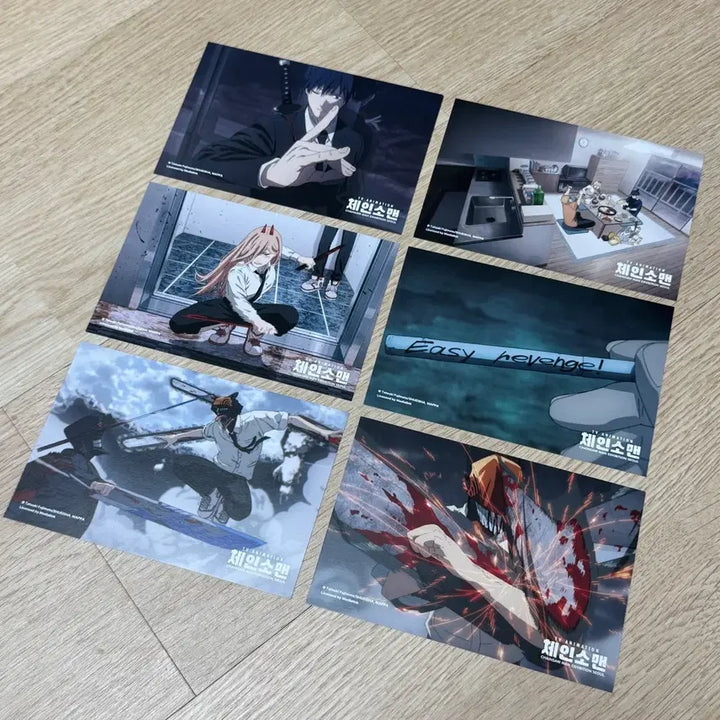 [BUNJANG] Chainsaw Man Hongdae AR Plaza Exhibition Postcard Bundle Set (16 Types) / 판매) 체인소맨 홍대 AR프라자 전시회 엽서 16종 일괄