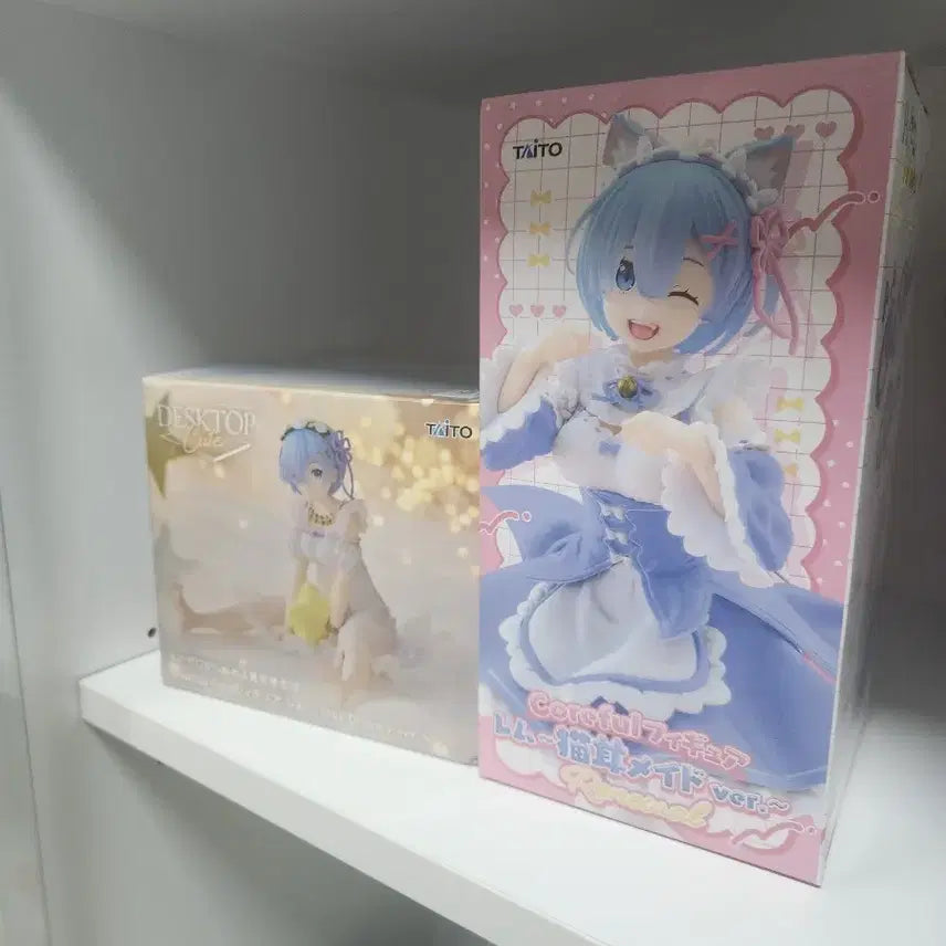 [BUNJANG] Taito Re:Zero Ram Cat Maid Figure Bundle Set / 타이토 Re:제로부터 시작하는 이세계생활 렘 고양이 메이드 피규어 일괄