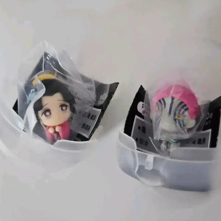 [BUNJANG] Demon Slayer Mugen Train Akaza &amp; Koyuki Gacha Figures Bundle / (새상품) 귀멸의 칼날 대롱가챠 무한성 아카자&amp;코유키 일괄