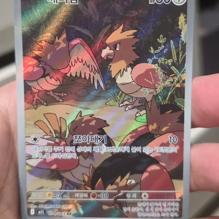[BUNJANG] Pokemon Card Fletchling AR Grade A / 포켓몬카드 깨비참 AR A급