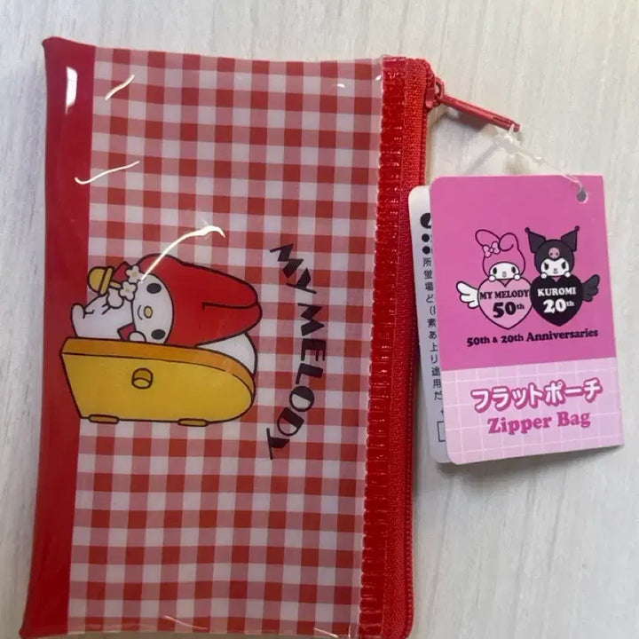 [BUNJANG] My Melody &amp; Kuromi 50th/20th Anniversary Pouch / 마이멜로디 쿠로미 50주년 20주년 기념 파우치(마멜파우치)