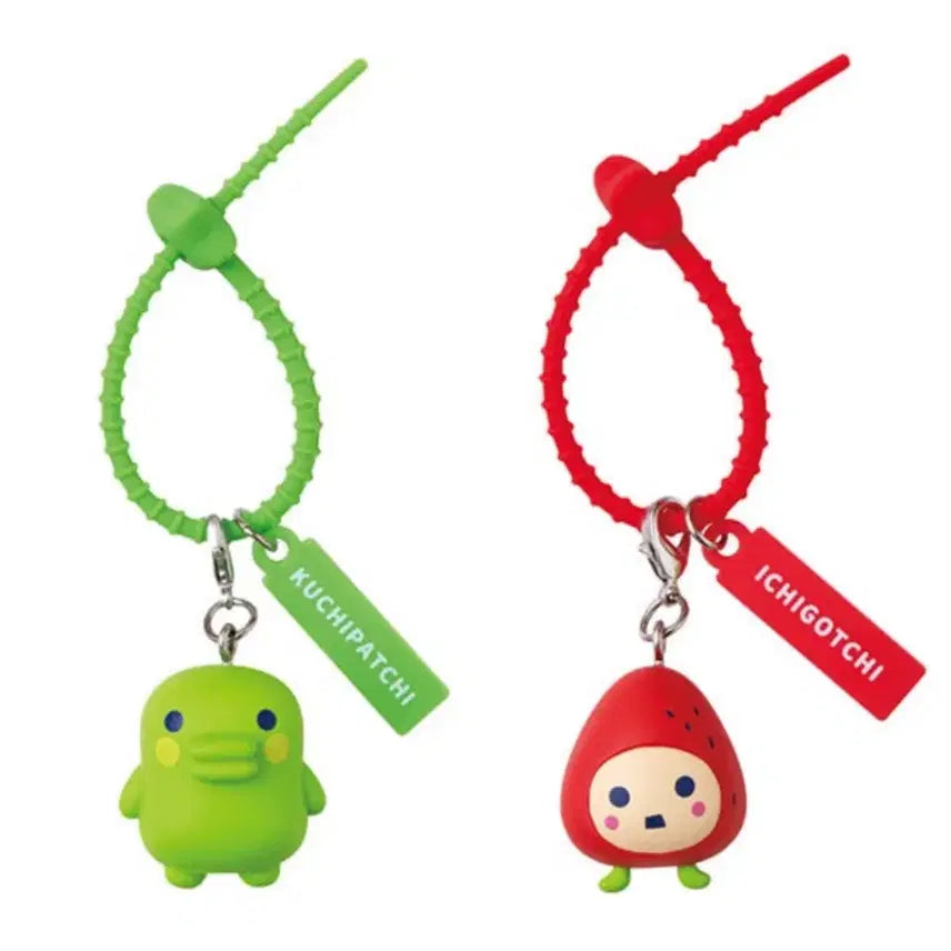 [BUNJANG] Tamagotchi Multi Charm Guchipachi Ichigochi Gacha Keyring Bundle Set / 다마고치 멀티참 구치파치 이치고치 가챠 키링 일괄 양도