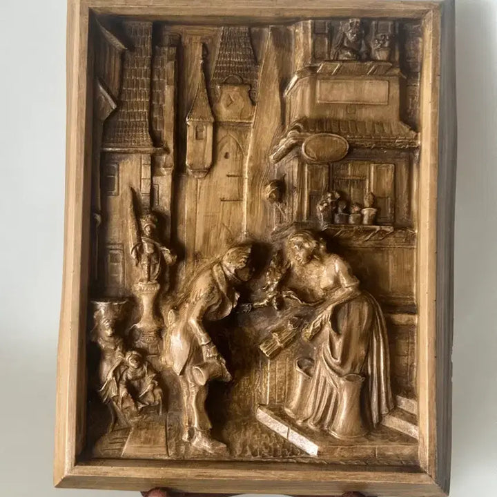 [BUNJANG] German Vintage Renaissance Landscape Engraving Print / 독일 빈티지  르네상스 풍경 조각 판화