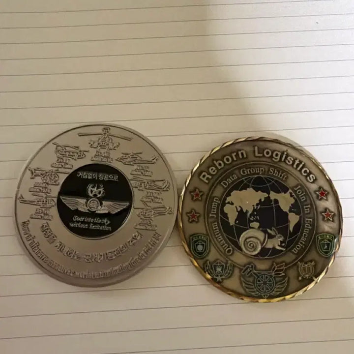 [BUNJANG] Military Coin Bundle Set / 군대 코인 일괄판매 (육군 항공사, 종합군수학교)