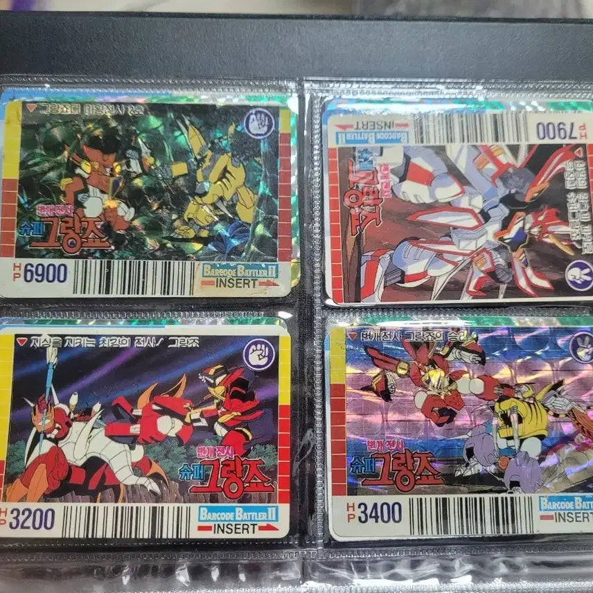 [BUNJANG] Super Granzort Prism Cards &amp; Regular Cards Set / 그랑죠프리즘카드2장외일반카드2장