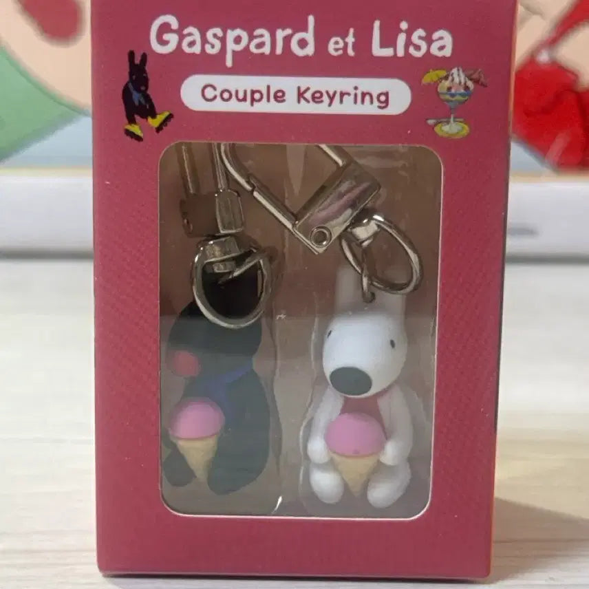 [BUNJANG] Gaspard et Lisa Couple Keyring / 가스파드와 리사 커플 키링
