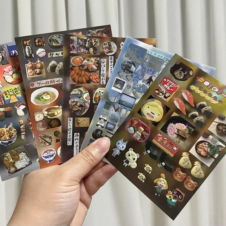 [BUNJANG] Japanese Food &amp; Character Sticker Bundle (30 pcs) / 일본음식, 일본풍 스티커 일괄판매(30장)