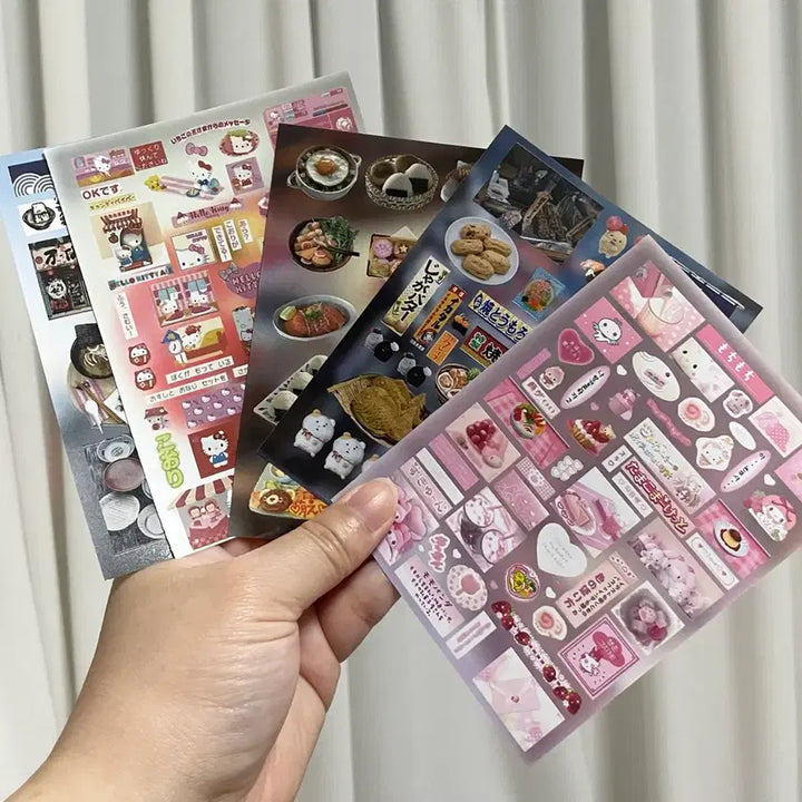 [BUNJANG] Japanese Food &amp; Character Sticker Bundle (30 pcs) / 일본음식, 일본풍 스티커 일괄판매(30장)