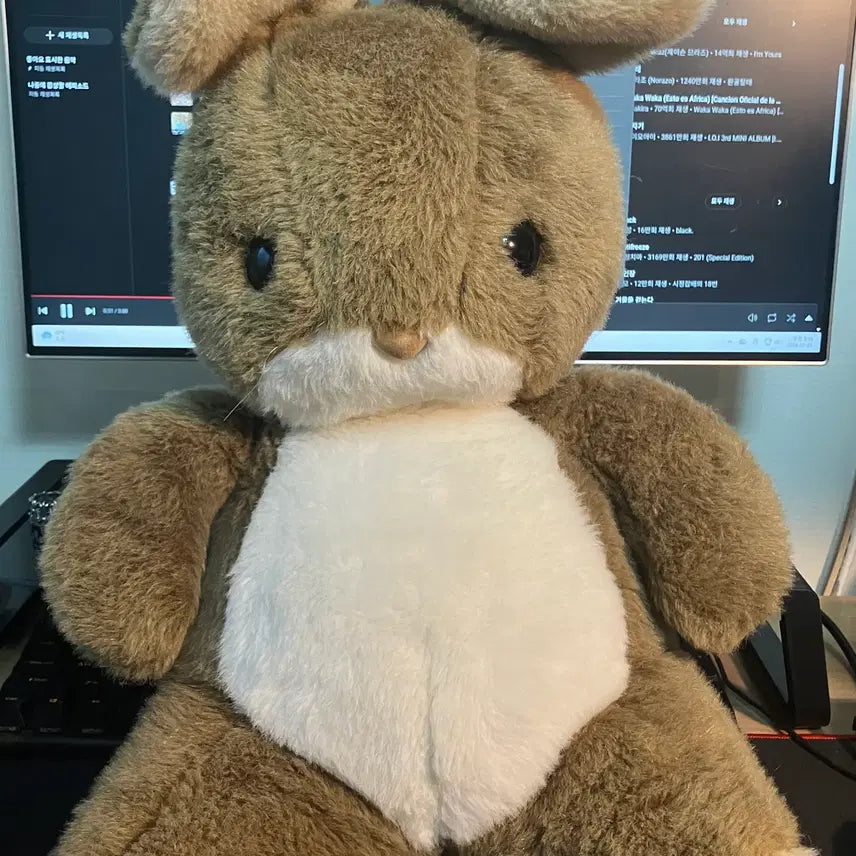 [BUNJANG] Sun Arrow Large Rabbit Plush Doll / 일본 선애로우(Sun Arrow) 대형 토끼 인형