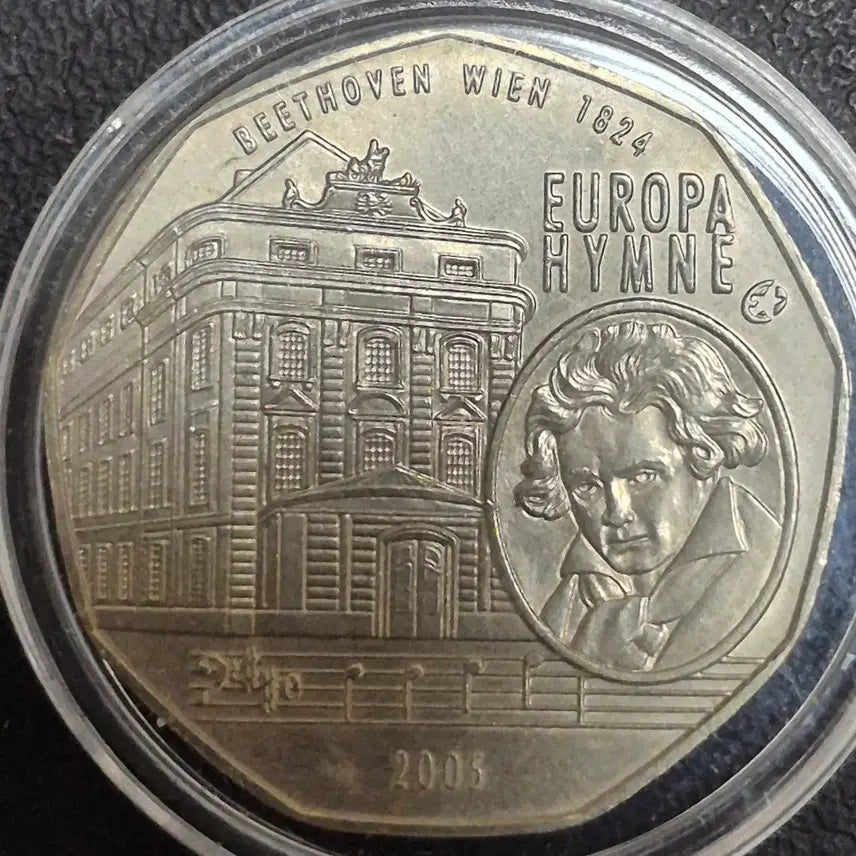 [BUNJANG] 2005 Beethoven Commemorative Silver Coin &
