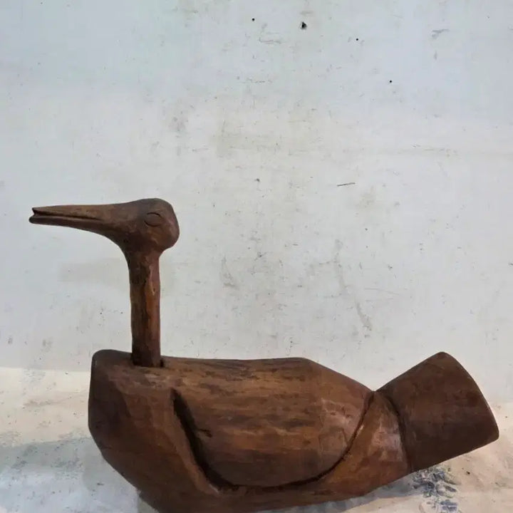[BUNJANG] Aged Wooden Neck Display / 땟물좋은 목안