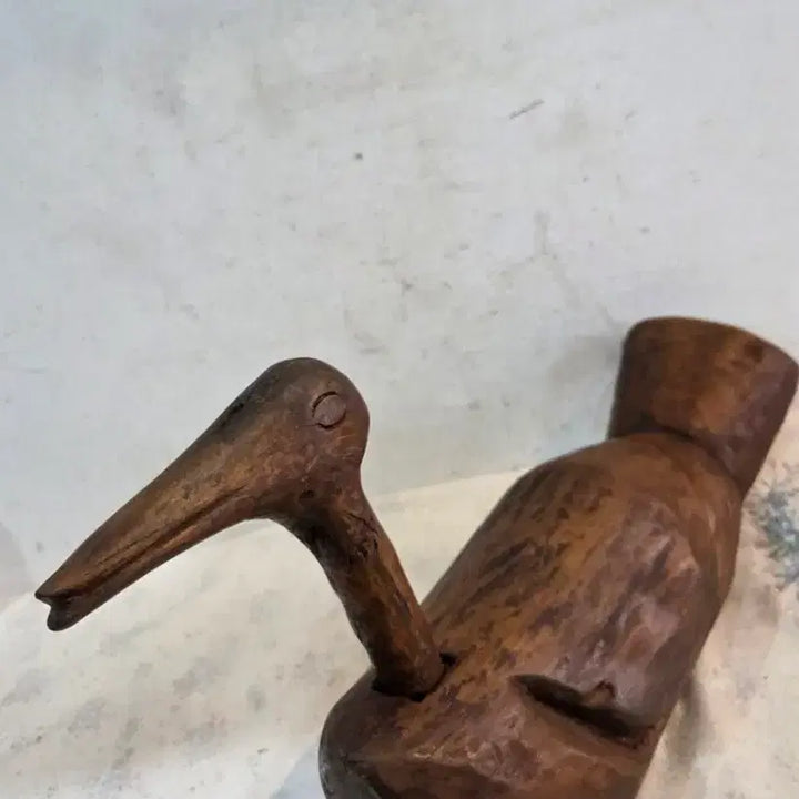 [BUNJANG] Aged Wooden Neck Display / 땟물좋은 목안