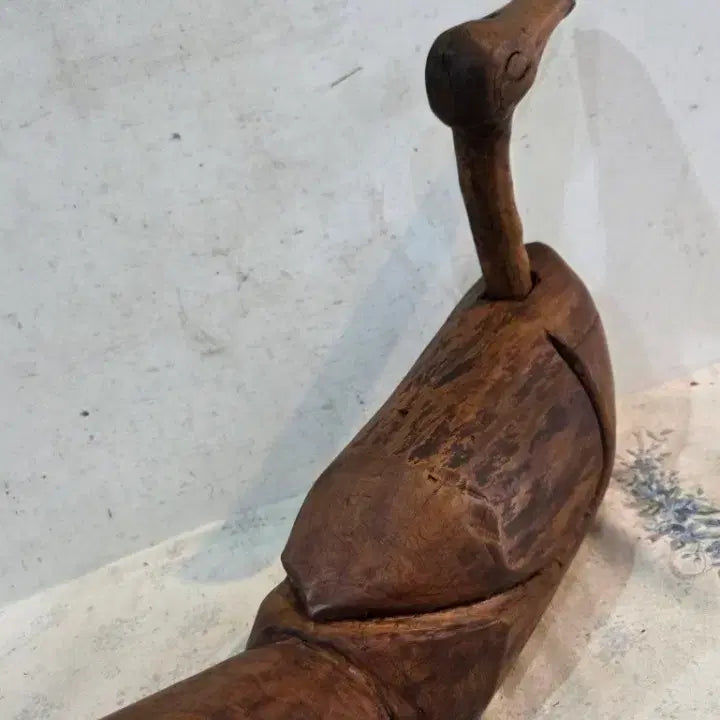[BUNJANG] Aged Wooden Neck Display / 땟물좋은 목안
