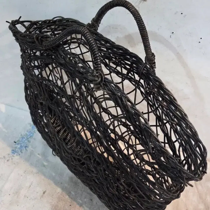 [BUNJANG] Retro Wire Shopping Basket / 추억의 삐삐선 장바구니