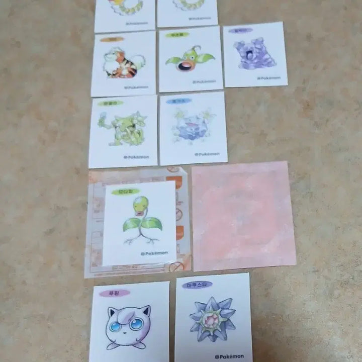 [BUNJANG] Pokemon 30th Anniversary Edition Sticker (Artwork) / 포켓몬띠부씰 1개 선택 아트웍 30주년띠부씰