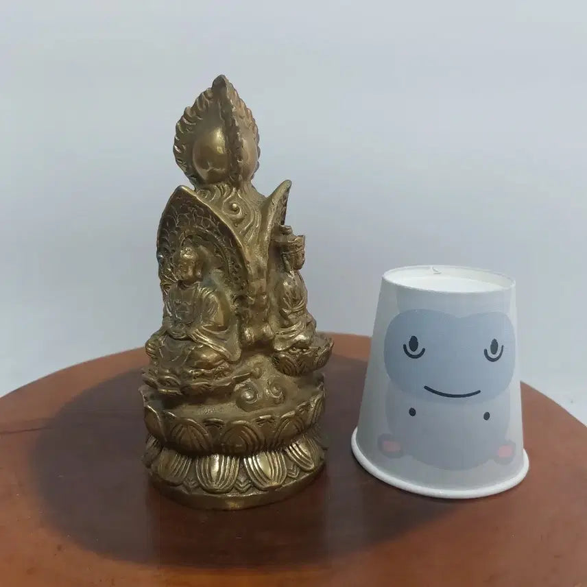 [BUNJANG] ManmulDang Three-Faced Triad Buddha Statue / 삼면 삼존 불상 - 불교. 석가모니. 만물당