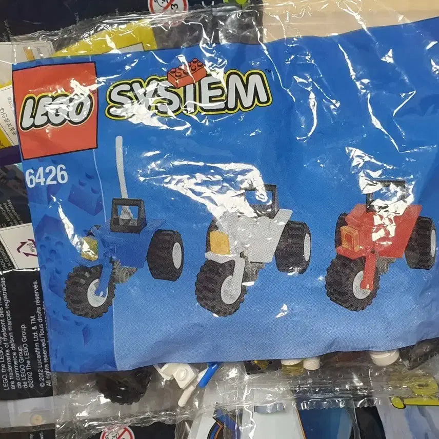 [BUNJANG] LEGO System 3-Wheeled Bike Set (Blue/White/Red) / [올드] 레고 SYSTEM 6426 슈퍼 사이클 센터(3종 셋트)