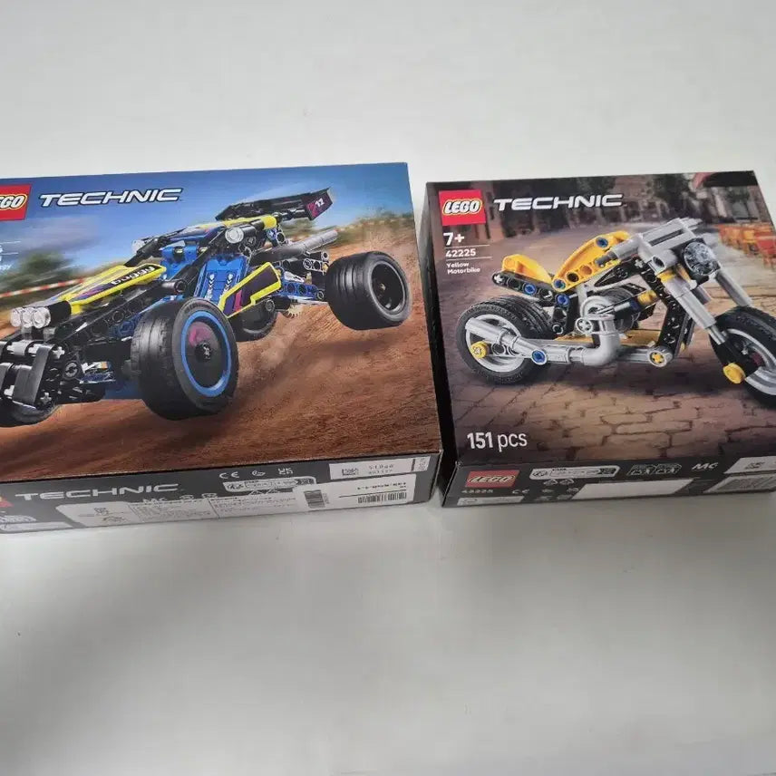 [BUNJANG] LEGO Technic Race Buggy 42164 &amp; Motorbike 42165 Set / 레고 테크닉 레이스 버기 42164 / 모터바이크 42225 새상품