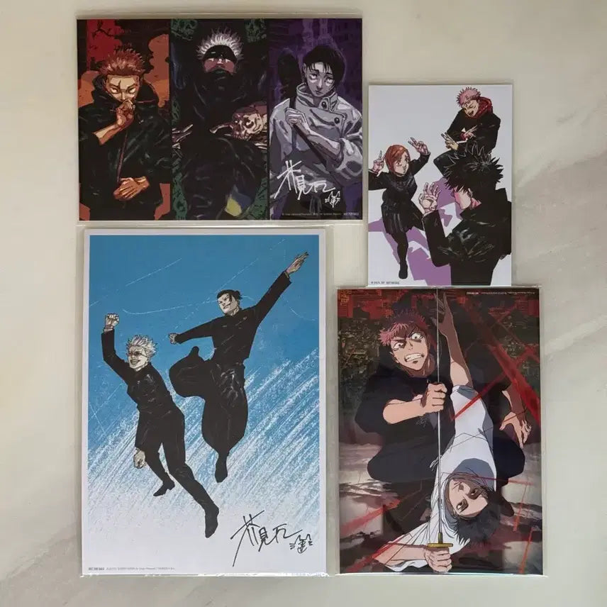 [BUNJANG] Jujutsu Kaisen Anime Merchandise Set: Kaiju No. 8 &amp; Shibuya Incident Special Event Goods / 주술회전 회옥옥절 &amp; 시부야사변 X 사멸회유 특전 4종