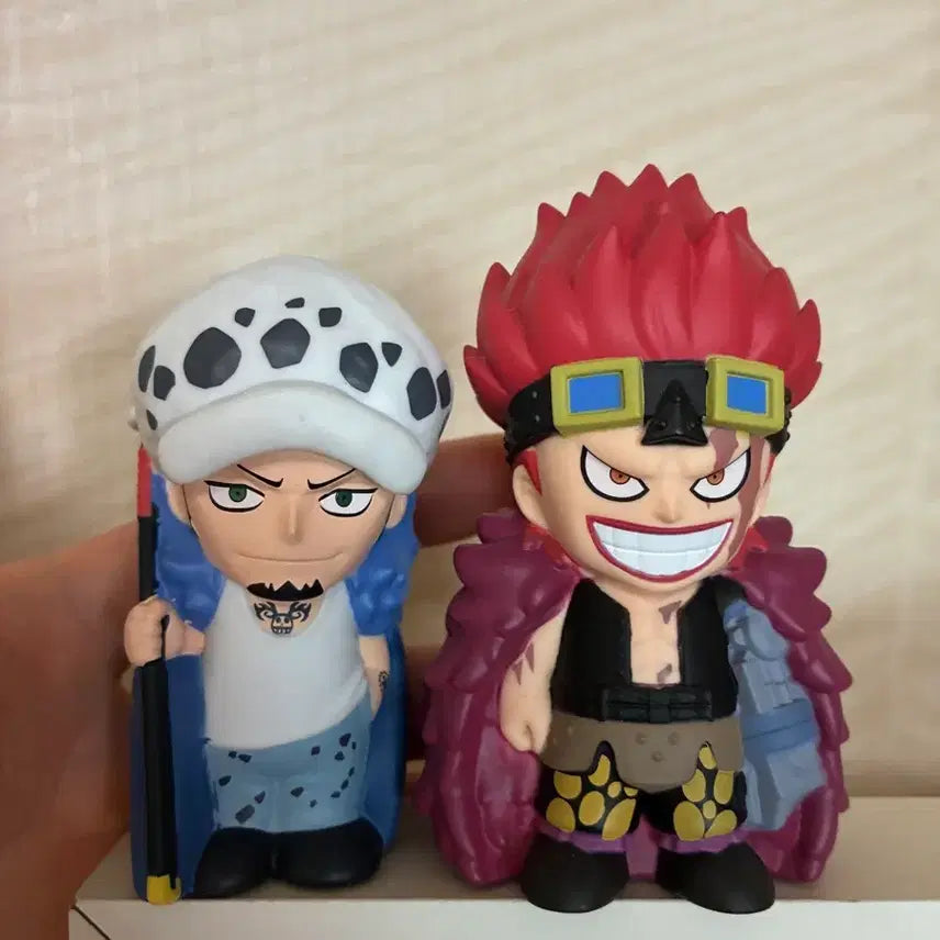 [BUNJANG] One Piece Sofubi Kid &amp; Law Bundle Figures / 원피스 소프비 피규어 키드 로우 일괄