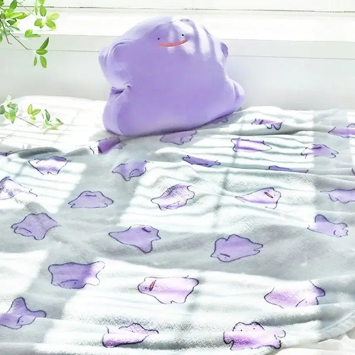 [BUNJANG] Pokemon Metamon Blanket 140x100cm / 포켓몬스터 메타몽 담요 140x100cm