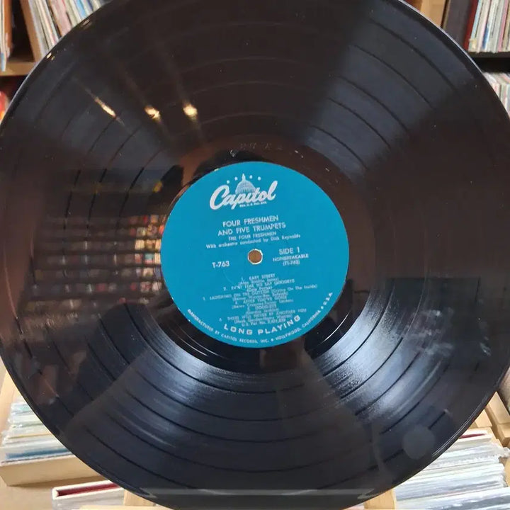 [BUNJANG] The Four Freshmen and Five Trumpets "Four Freshmen and Five Trumpets" Capitol Records LP / 희귀 4 프레시맨 앤 5 트럼펫 캐피톨 레코드 LP 할인