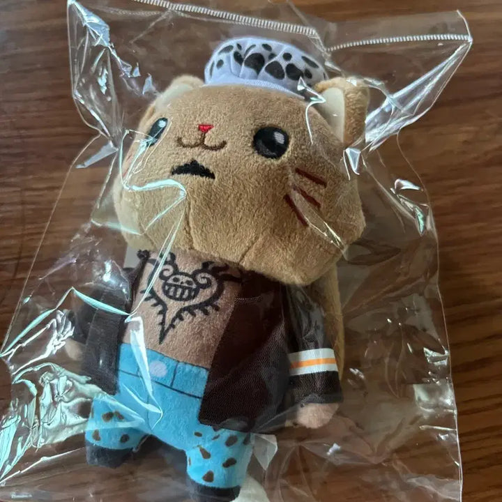 [BUNJANG] One Piece Trafalgar Law Neko Nui Plush Keychain / 원피스 네코누이 트라팔가 로