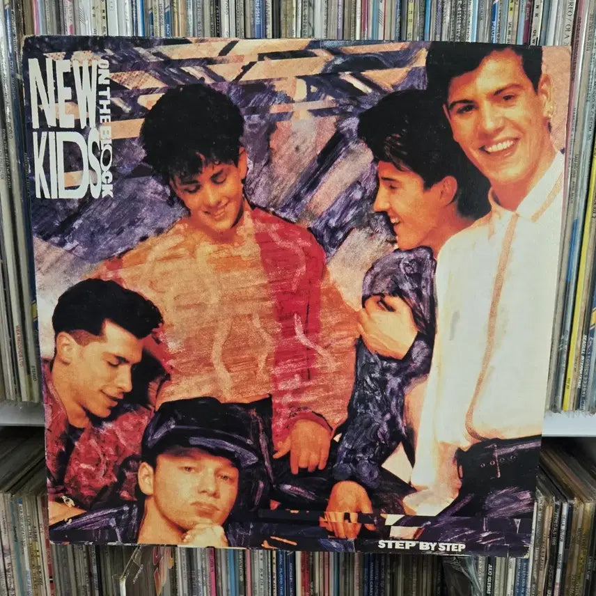 [BUNJANG] New Kids on the Block Step by Step LP Vinyl (Mint Condition) / 뉴키즈온더블록 Step by Step LP판 민트급