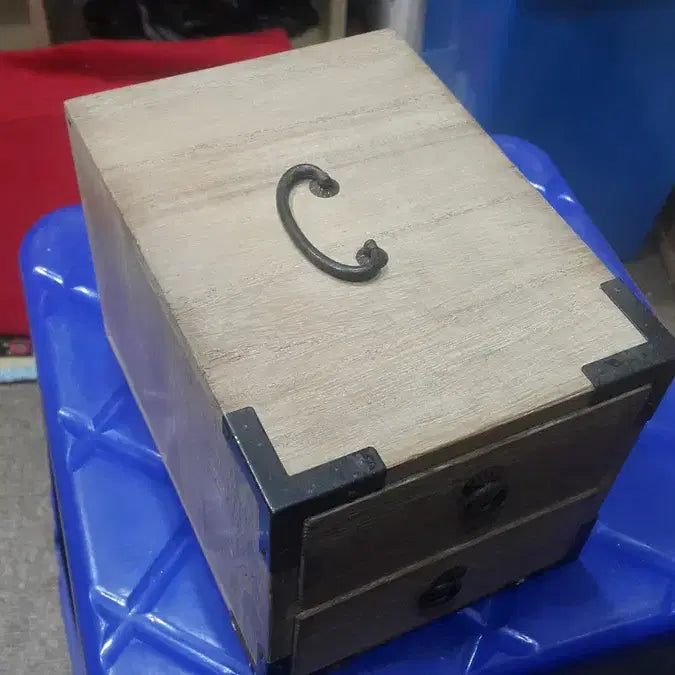[BUNJANG] 1970s Handmade Wooden Drawer Box / 1970 수제 나무 서랍함
