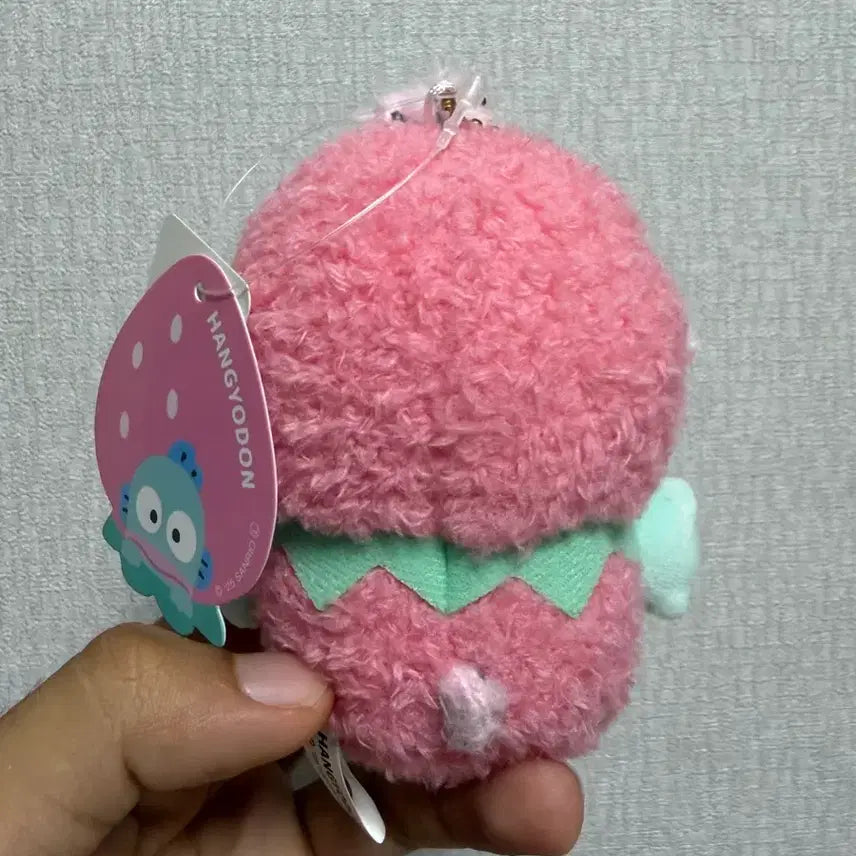 [BUNJANG] Sanrio Hangyodon Strawberry Kitchen Scrubber Ichigo Mascot Doll / 최저가급처)산리오 한교동 무뉴구루미 딸기 수세미 이치고 마스코트 인형