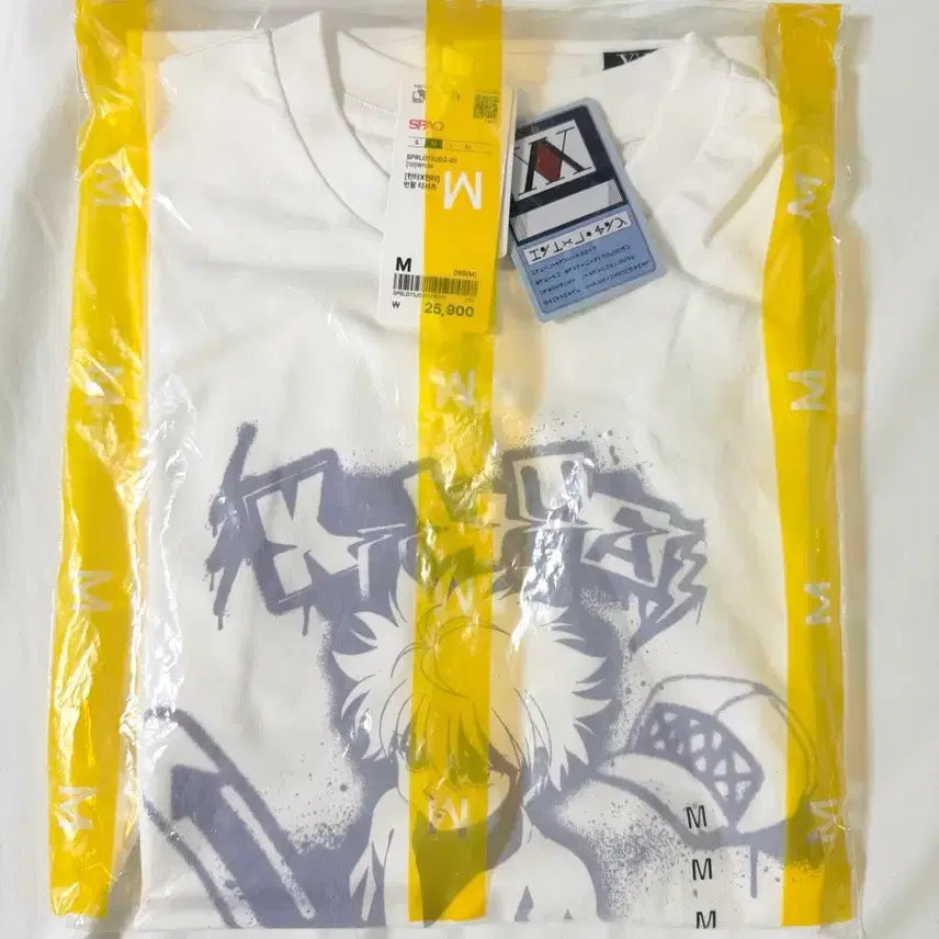 [BUNJANG] SPAO Hunter x Hunter Killua Collaboration T-Shirt (M) / [미개봉 새상품 M] 스파오 헌터헌터 키르아 반팔 티셔츠 헌헌콜라보