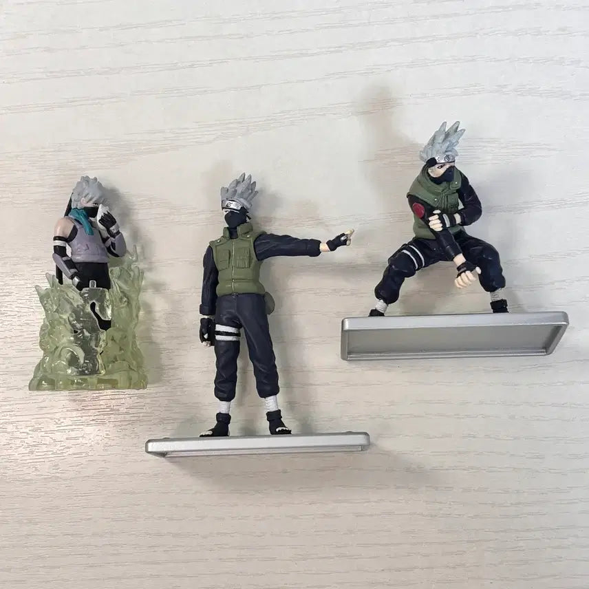 [BUNJANG] Naruto Kakashi "Dollhouse" Mini Figure 3-Set Bundle / 나루토 카카시 인형의집 미니 피규어 3종 일괄