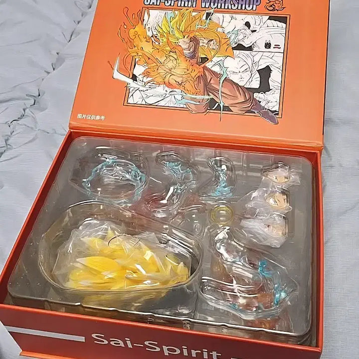 [BUNJANG] SSW Bandai SHF Dragon Ball Super Saiyan 3 Goku Custom Head Version A / ssw 반다이 shf 드래곤볼 손오공 초사이어인3 커스텀 헤드 A 버전