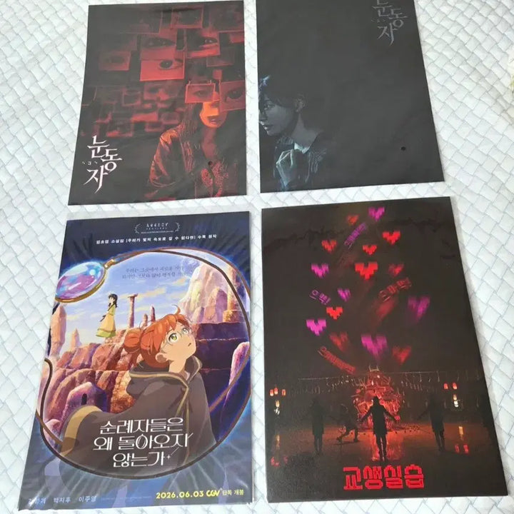[BUNJANG] Assorted Movie &amp; TV Show Posters / 각종 포스터 판매 / 너바나더밴드 뒷자리에태워줘 명탐정코난 썬더볼츠 등