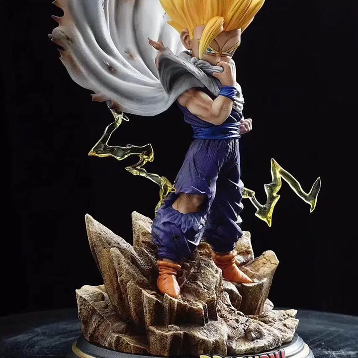 [BUNJANG] Dragon Ball Z Resin Statue - Super Saiyan Gohan T-REX Version (World Collectable Figure) / 드래곤볼 레진 - 초 오반 T-REX 제품 -월콜버젼 미개봉