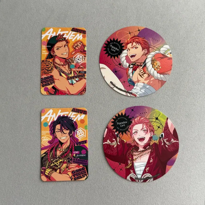 [BUNJANG] Paradox Live Akaneyatsura Iori Satsuki Leo Lucky Draw Photocard Bundle Set / 파라독스 라이브 파라라이 아칸야츠라 이오리 사츠키 레오 특전 포카 일괄