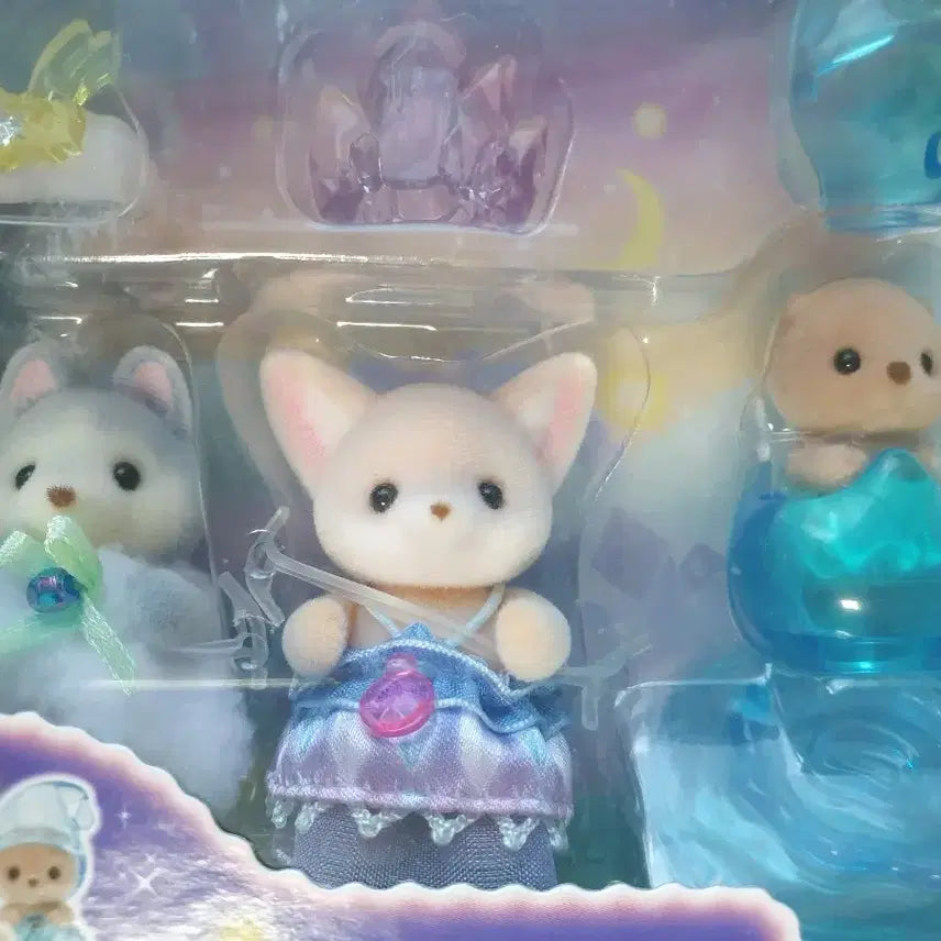 [BUNJANG] Sylvanian Families Forest Fairy Trio &amp; Water Fairy Otter Set / 일괄)실바니안  숲의요정 트리오 물바니안 물의요정 해달 수달 세트