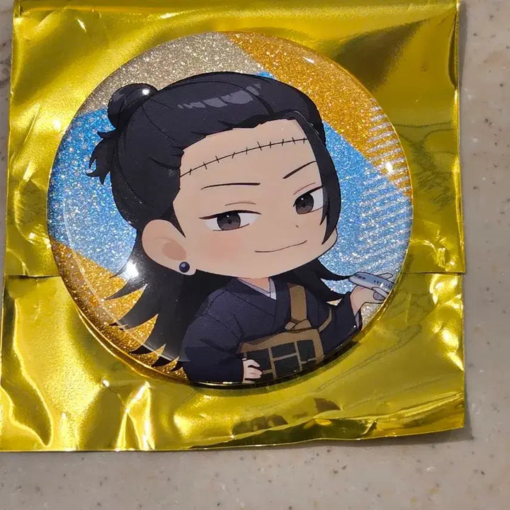 [BUNJANG] Jujutsu Kaisen Haneda Airport SD Glitter Can Badge Kenjaku Geto / 미사용 ) 주술회전 하네다 공항 SD 글리터 뱃지 캔뱃지 켄쟈쿠 게토