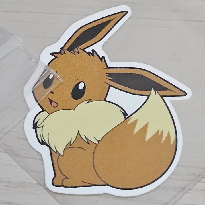 [BUNJANG] Dunkin Pokemon "Eevee" Paper Stickers (Limited Quantity) / [한정수량] 던킨 포켓몬 종이띠부실 이브이 133