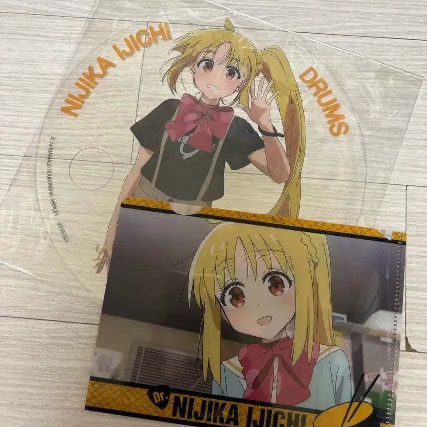 [BUNJANG] Bocchi the Rock! Nijika Ijichi Theater Edition Fan &amp; Mini File Bundle / 봇치 니지카 극장판 특전 부채 미니파일 일괄