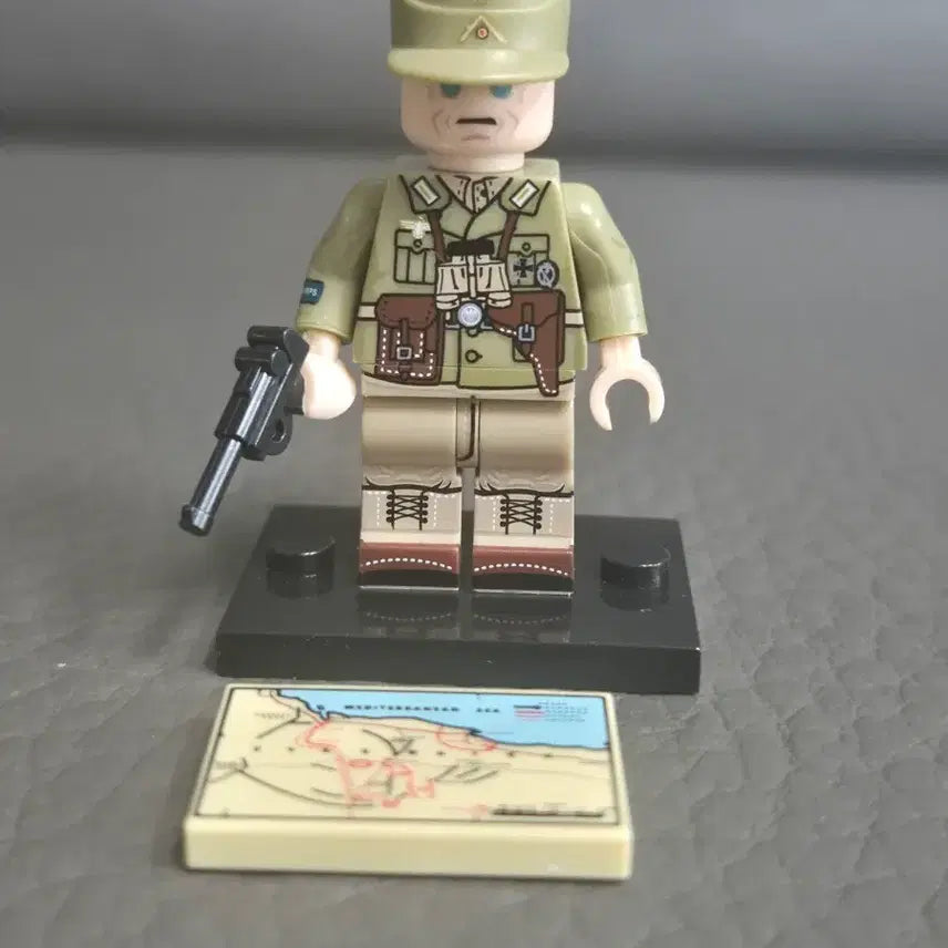 [BUNJANG] LEGO Compatible German Afrika Korps 4-Sided Print 4-Figure Set / (택포) 레고 호환 밀리터리 독일군 아프리카 군단 4면인쇄 4인세트