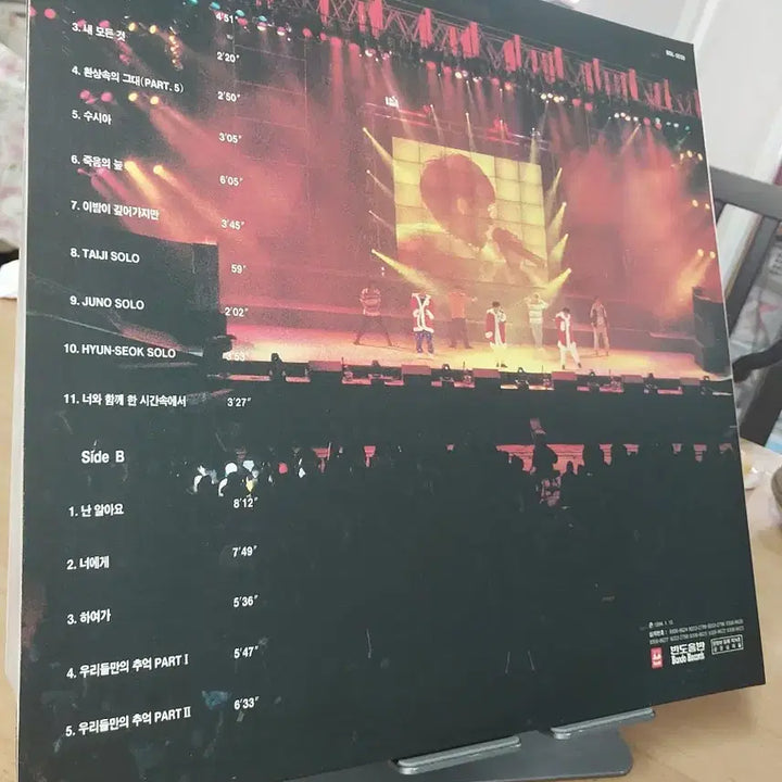 [BUNJANG] Seo Taiji and Boys 1993 Last Concert LP (First Press) / 서태지와 아이들 93 마지막 콘서트 LP초반