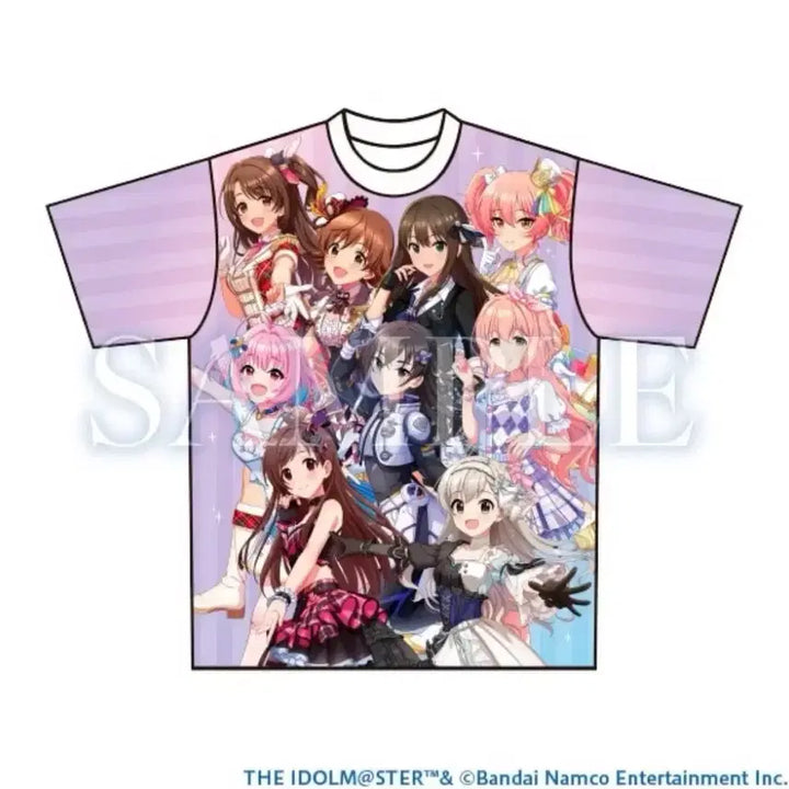 [BUNJANG] The Idolmaster Cinderella Girls STARLIGHT STAGE Full Graphic T-Shirt / 아이돌마스터 신데렐라 걸즈 STARLIGHT STAGE 풀그래픽 티셔츠